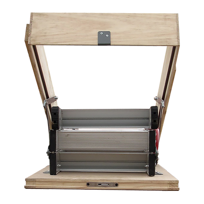 Deluxe Aluminium Attic Loft Ladder - 2700Mm To 3050Mm