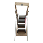 Deluxe Aluminium Attic Loft Ladder - 2700Mm To 3050Mm