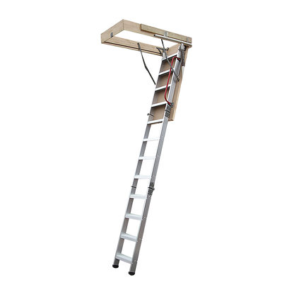 Deluxe Aluminium Attic Loft Ladder - 2700Mm To 3050Mm