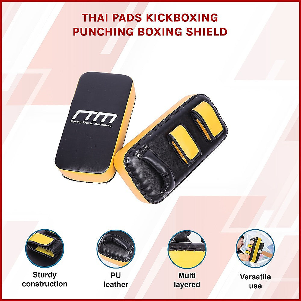 Thai Pads Kickboxing Punching Boxing Shield Gym