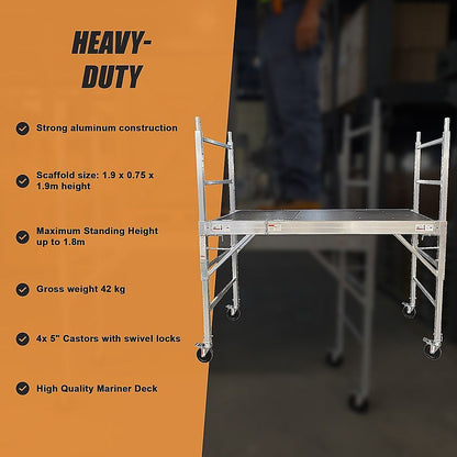 Professional Aluminium Safety Scaffolding Scaffold With Hatch