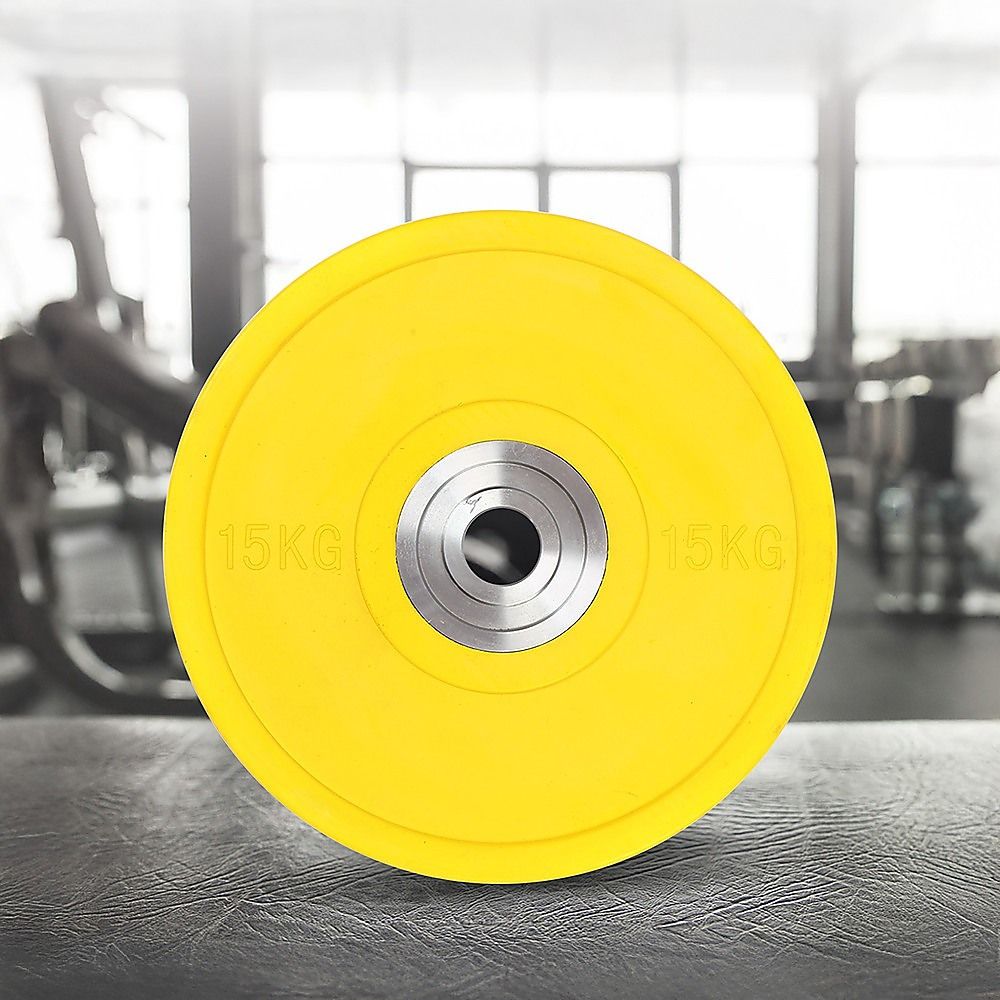 15Kg Pro Olympic Rubber Bumper Weight Plate