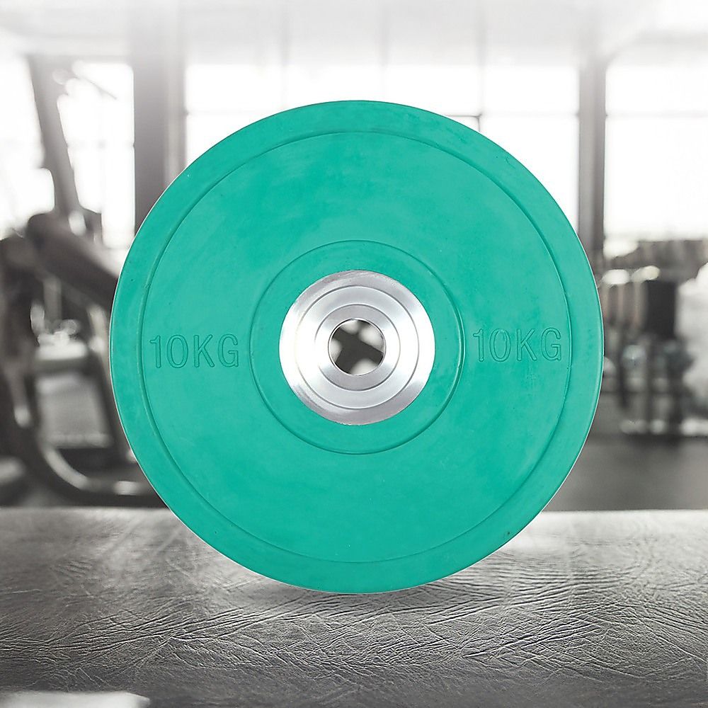 10Kg Pro Olympic Rubber Bumper Weight Plate