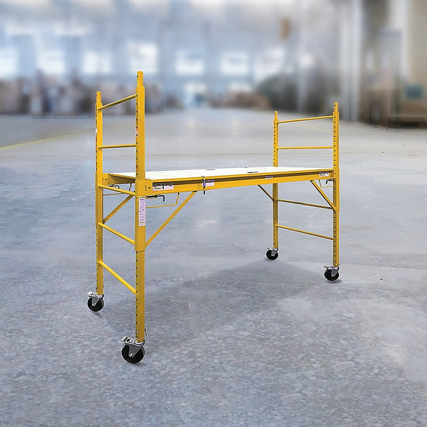  Safety Scaffolding Ladder - 450KG Yellow