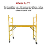 Safety Scaffolding Ladder - 450KG Yellow