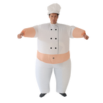 Chef Fancy Dress Inflatable Suit -Fan Operated Costume