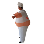 Chef Fancy Dress Inflatable Suit -Fan Operated Costume