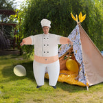 Chef Fancy Dress Inflatable Suit -Fan Operated Costume