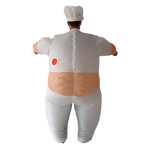 Chef Fancy Dress Inflatable Suit -Fan Operated Costume