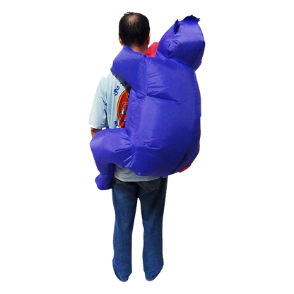 Gorilla Fancy Dress Inflatable Suit -Fan Operated Costume
