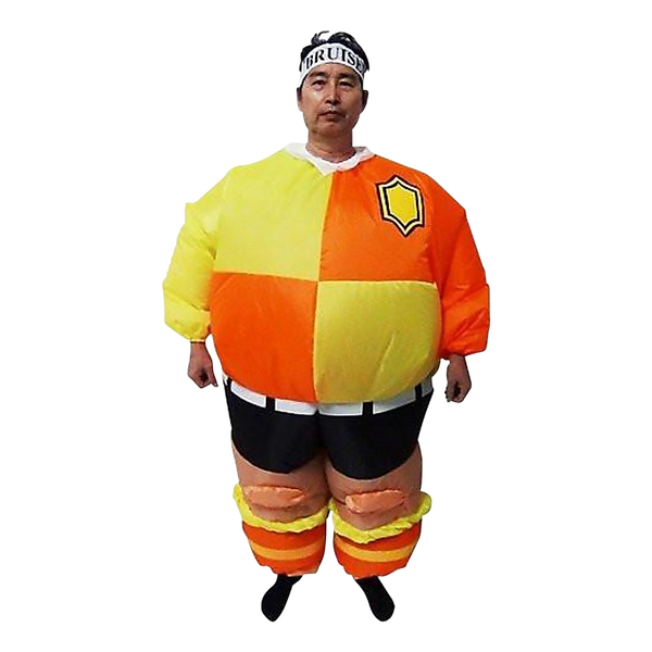  FOOTBALL Fancy Dress Inflatable Suit -Fan Operated Costume