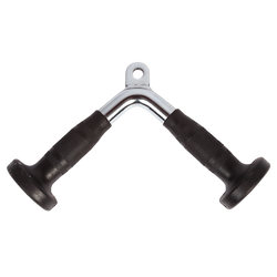 Randy & Travis Rubber-Coated Tricep Pushdown Bar Attachment