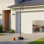 Netball Ring With Stand Portable Pole Height Adjustable