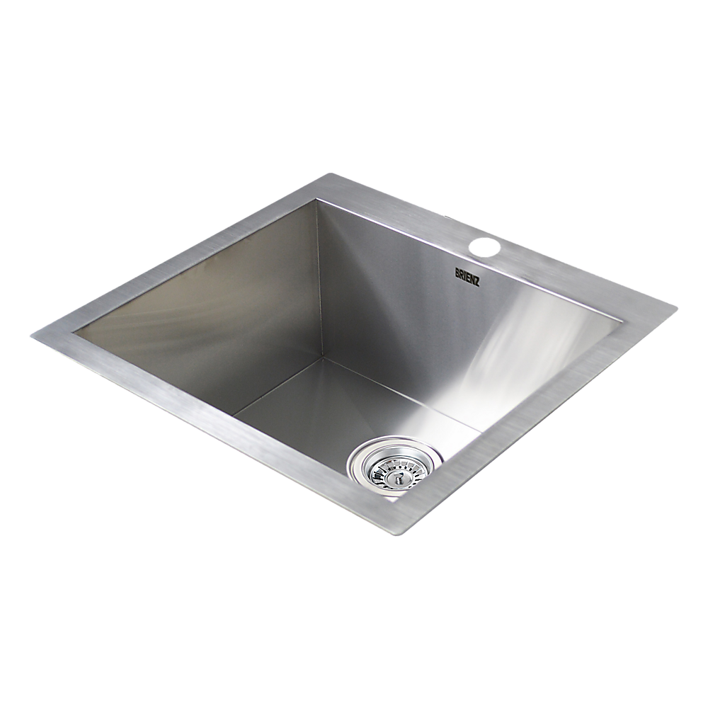 530X505Mm Handmade Stainless Steel Topmount