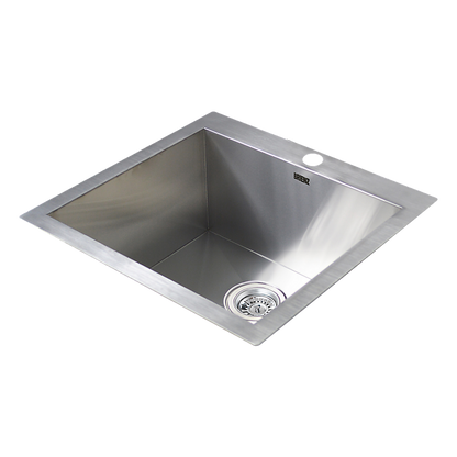 530X505Mm Handmade Stainless Steel Topmount