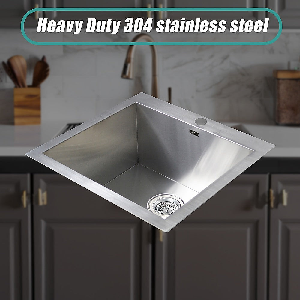 530X505Mm Handmade Stainless Steel Topmount