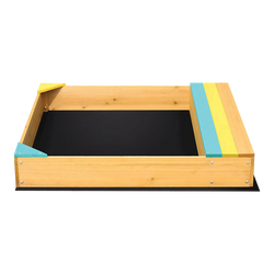 Wooden Kids Backyard Sandbox Children Outdoor Play Toy Sandpit