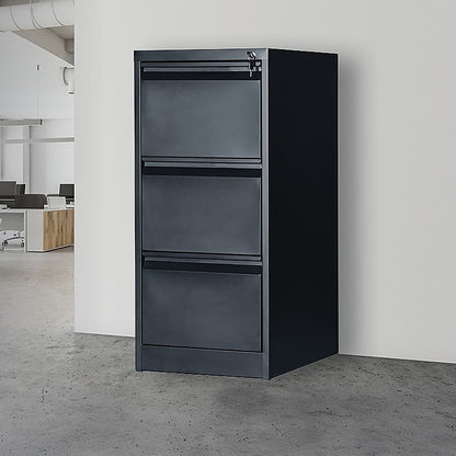 3-Drawer Shelf Office Gym Filing Storage Locker Cabinet - 102.7×45×62cm