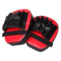 2 X Thai Boxing Punch Focus Gloves Kit Training Red & Black