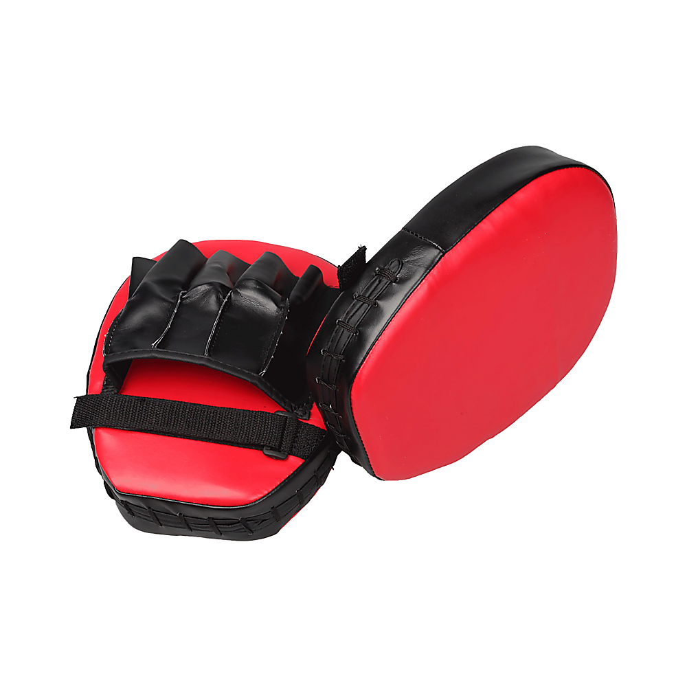 2 X Thai Boxing Punch Focus Gloves Kit Training Red & Black