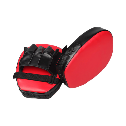 2 X Thai Boxing Punch Focus Gloves Kit Training Red & Black