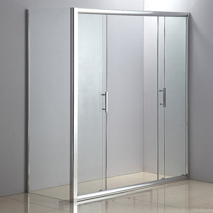 1700 X 700 Sliding Door Safety Glass Shower Screen