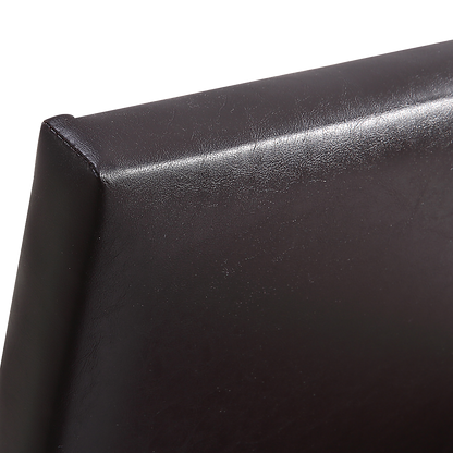 Single Pu Leather Bed Frame Brown