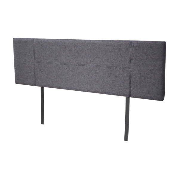  Linen Fabric King Bed Headboard Bedhead - Grey