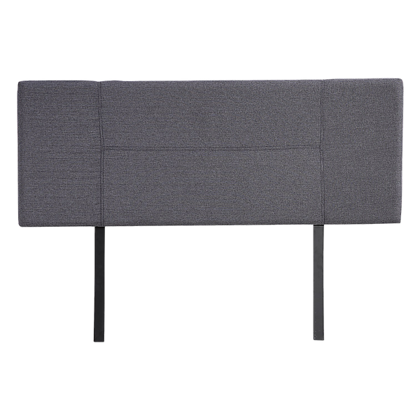  Linen Fabric Double Bed Headboard Bedhead - Grey