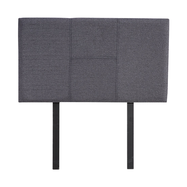  Linen Fabric Single Bed Headboard Bedhead - Grey