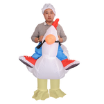 Chicken Fancy Dress Inflatable Suit - Fan Operated Costume