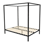 4 Four Poster Queen Metal Bed Frame