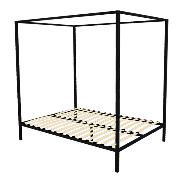  4 Four Poster Queen Metal Bed Frame