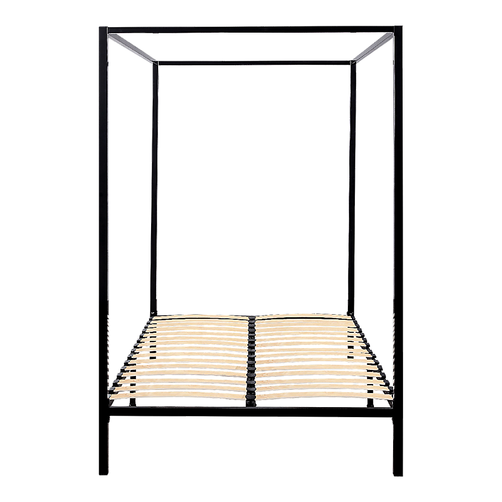 4 Four Poster Queen Metal Bed Frame