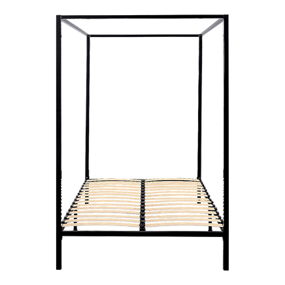 4 Four Poster Queen Metal Bed Frame