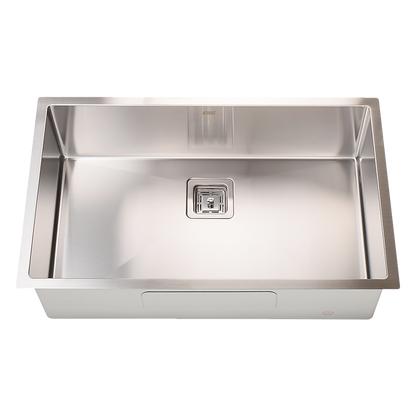 810X505Mm Stainless Steel Kitchen Sink With Square Waste
