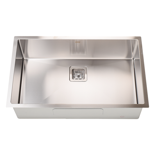 810X505Mm Stainless Steel Kitchen Sink With Square Waste