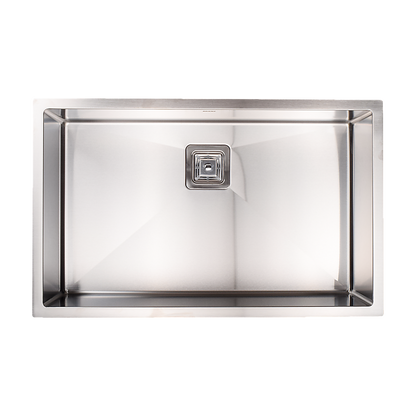 810X505Mm Stainless Steel Kitchen Sink With Square Waste