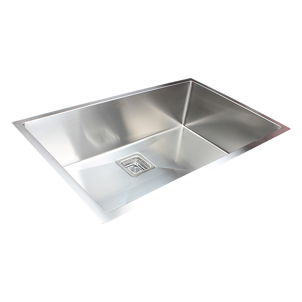 810X505Mm Stainless Steel Kitchen Sink With Square Waste