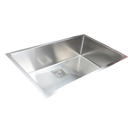 810x505mm Handmade 1.5mm Stainless Steel Undermount / Topmount Kitchen Sink with Square Waste