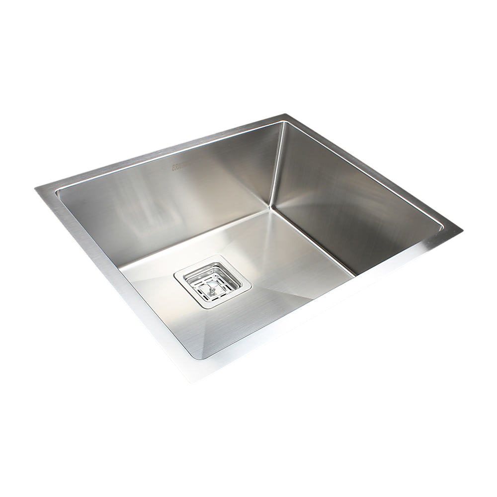 550X455Mm Stainless Steel Kitchen Sink With Square Waste