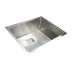 550X455Mm Stainless Steel Kitchen Sink With Square Waste