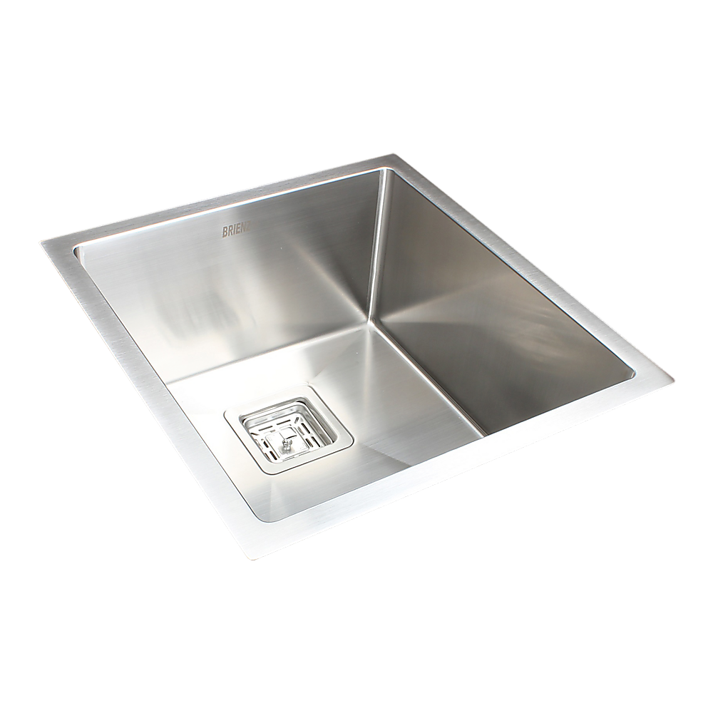 430X455Mm Stainless Steel Kitchen Sink With Square Waste
