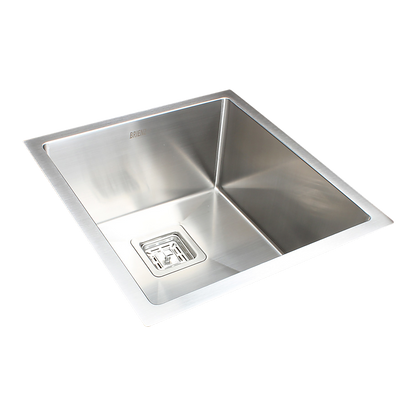 430X455Mm Stainless Steel Kitchen Sink With Square Waste