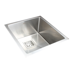 430X455Mm Stainless Steel Kitchen Sink With Square Waste