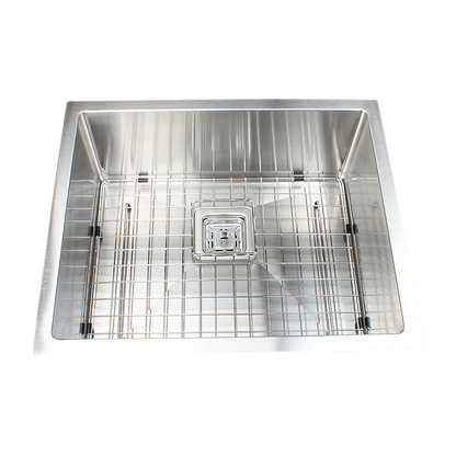 430X455Mm Stainless Steel Kitchen Sink With Square Waste