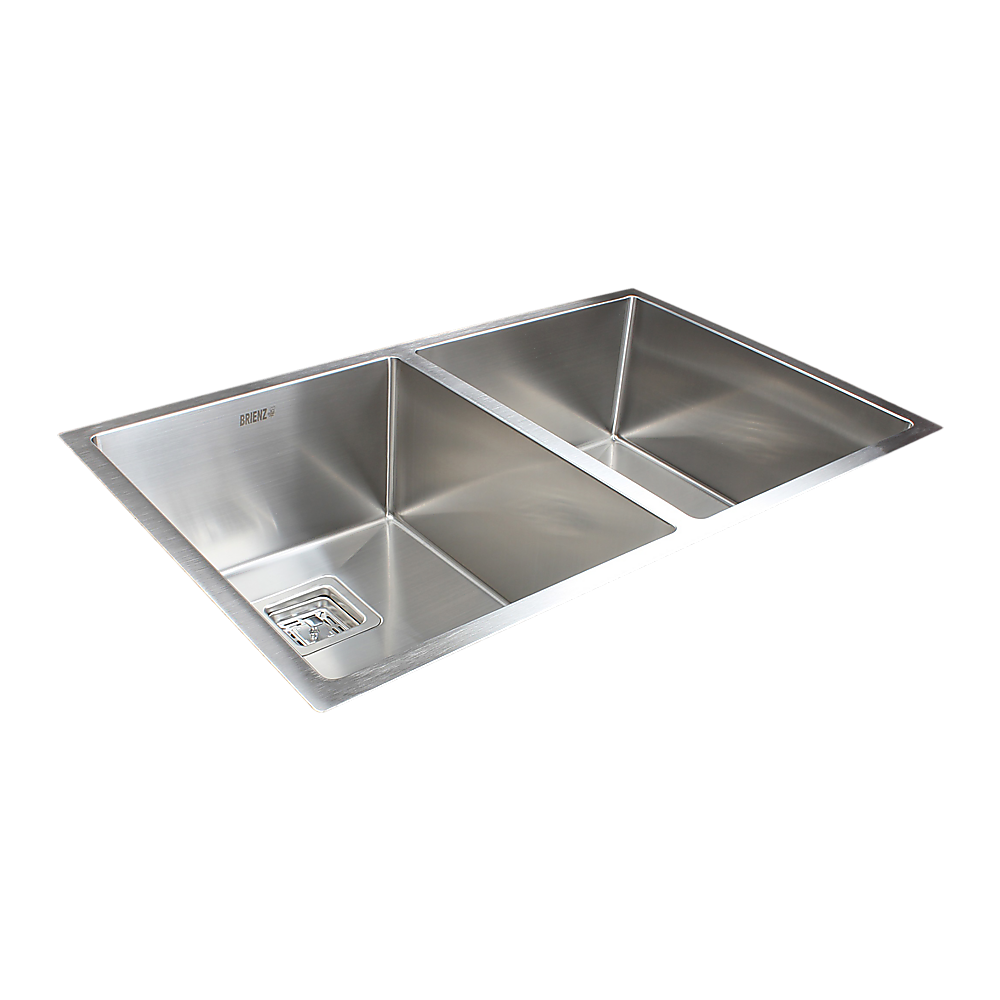 835X505Mm Stainless Steel Kitchen Sink With Square Waste