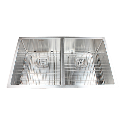 835X505Mm Stainless Steel Kitchen Sink With Square Waste