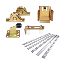 Sliding Gate Hardware Accessories Kit - 6M Track, Wheels
