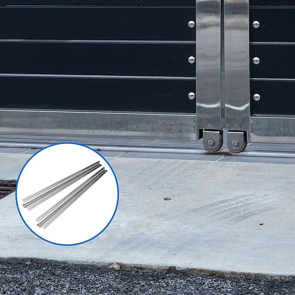 Sliding Gate Hardware Accessories Kit - 2M Track